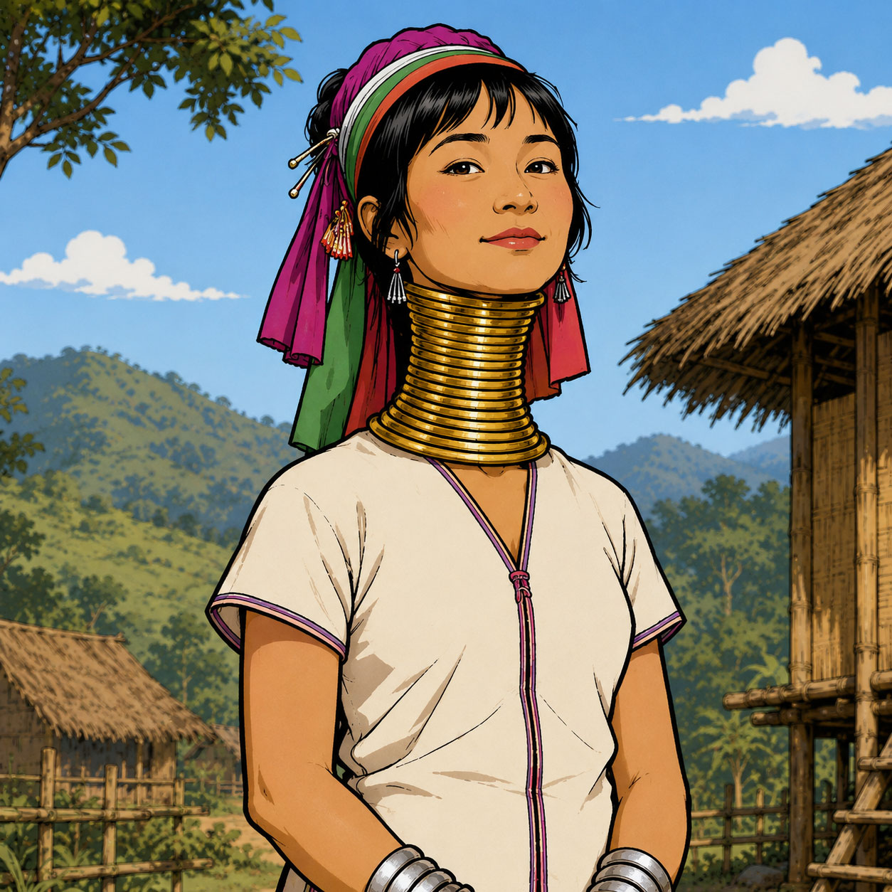 首長族の女性